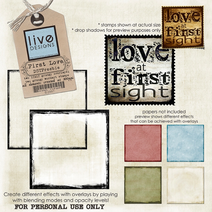 LivEdesigns First Love - DST September Newsletter Freebie